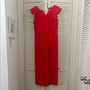 GB Girls Vibrant Red Jumpsuit